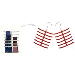 Multifunctional Velvet Flocked Non-Slip Ties And Scarves Hanger