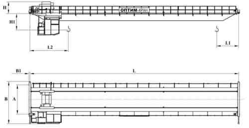 Optim-Crane Container Overhead Traveling Crane