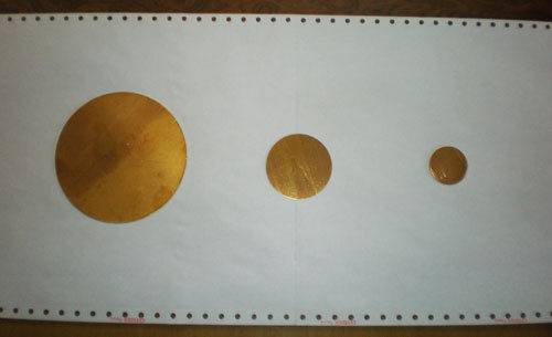 Brass Copper Circles