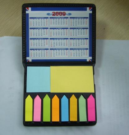 PU Cover Memo Pad with Calendar