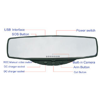 3G+GPS Rearview Mirror