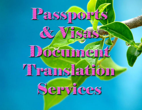 Passports & Visas Document Translation Services By TRID INDIA