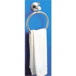 Towel Ring - Polished and Satin Chrome | Innovative Design, Rust-Resistant, High Utility, Functional Art