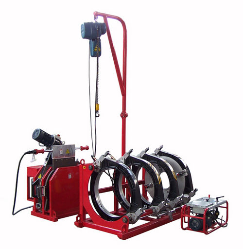 Butt Fusion Welding Machine - Lightweight High Strength Material, 450-800mm Diameter Range | Four Main Clamps, Hydraulic Power, Removable PTFE Heater