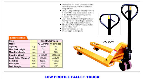 Low Profile Pallet Truck