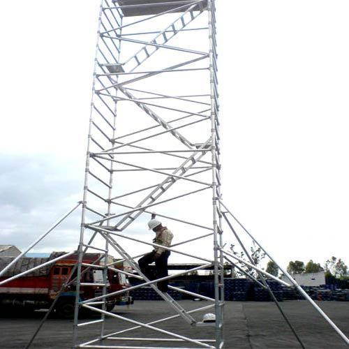 Aluminium Scaffolding Ladder - Premium Quality Aluminium, Robust Support Diameter, Durable Joint Technology | Easy Portability, Crack and Decay Resistance