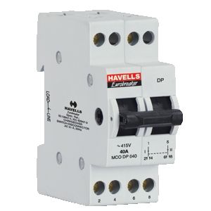 Changeover Switch - 25A & 40A | Compact Design, Double Break Contacts, Silver Cadmium Oxide Tips, Front Operation with Three Stable Positions