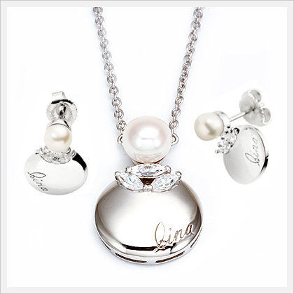 Amy Silver Pendant And Earring Sets