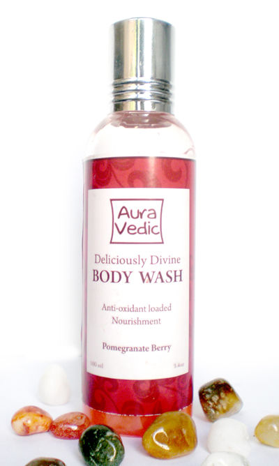 Ayurvedic Deliciously Divine Body Wash with Pomegranate Berry