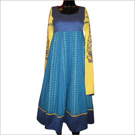 Sky Blue Anarkali Suit at Best Price in New Delhi, Delhi | OorJa-Homes & U