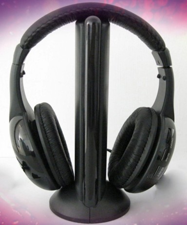 Wireless Headphone - ABS Material 180-Degree Folding Design | 5-in-1 Functionality FM Radio Wireless Net Chat Mega Bass Sound Quality