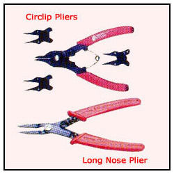 Circlip Pliers - High Carbon Alloy Steel, Straight and Bent Patterns for Versatile Use in Automobiles, Sports Equipment, and Household Applications