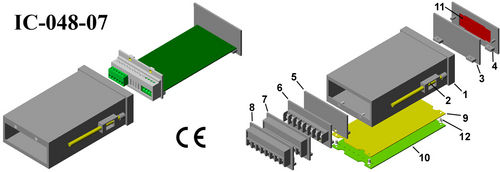  डिजिटल पैनल इलेक्ट्रिकल मीटर एनक्लोजर डिन (96* 48* 150) 