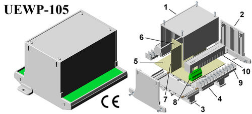 Panel Mounted Electrical Enclosure 112*78*110