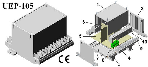 Plastic Electronic Electrical Enclosure 112*78*110