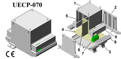 Robust Plastic Electronic Enclosure 112*78*75