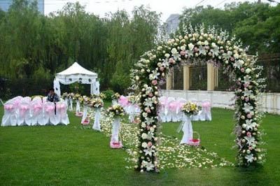 Beautiful Wedding Place Artificial Lawn