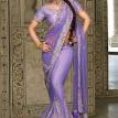 Stylish Purple Saree