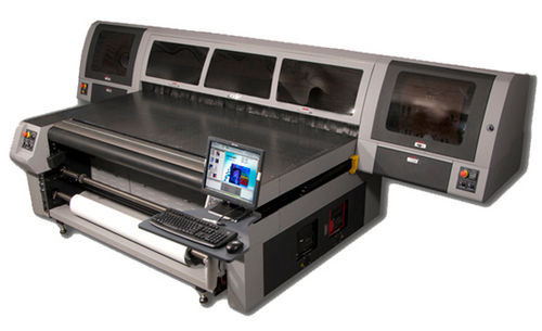 High Resolution UV Flatbed Printer - 78m2/h Production Speed | White Ink, UV Curable Inks, No VOC Emissions, Automatic Pin Registration System