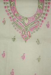 Light Embroidery Pattern Suit