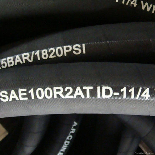 Wire Braid Hydraulic Hose SAE100 R2AT