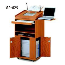 Wooden Podium With Inbuilt Computer SP-629