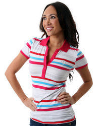 Woman's Yarn Dyed Stripe T-Shirt