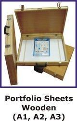 Portfolio Sheets Wooden (A1, A2, A3)