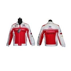 Red And White Teslon Jacket