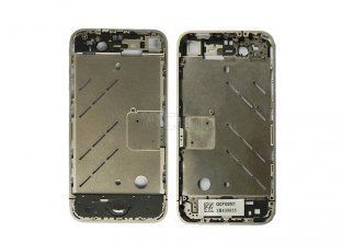 Iphone 4 Metal Chrome Bezel Middle Frame Housing Assembly Parts