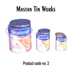 Round Double Tight Tin Containers