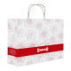 Cardboard Paper Gift Bag With Glossy Finish On Surface