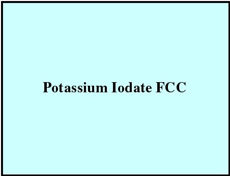 Potassium Iodate FCC