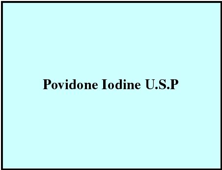 Povidone Iodine U.S.P