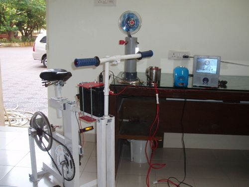 Exercise Bike With Power Generator