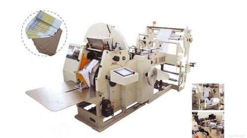 6kw High Speed 60 - 300pcs / Min Food Paper Bag Making Machine