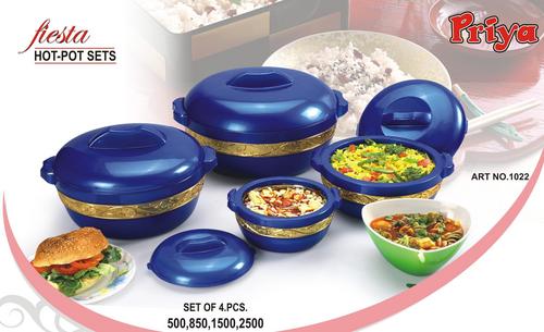 Hot Pot Set of 4 Pcs. (Fiesta)