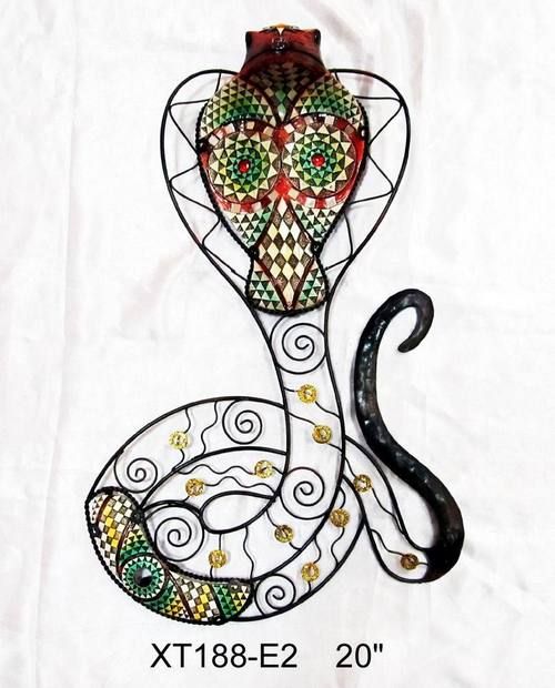 Metal Snake Decoration For Wall Decor