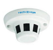 Smoke Detector Camera - Sony/Sharp Color CCD, 3.6mm Board Lens, 119x56 mm Dimension, 350g Lightweight Design