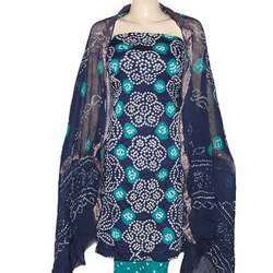 Tie-dye Bandhej Salwar Suit