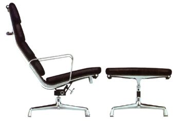 Alluminium Lounge Chair And Ottoman