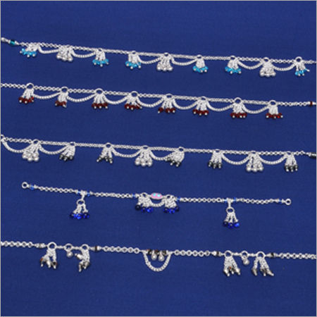 Stylish Sterling Silver Anklet