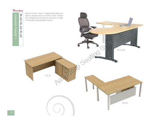 Staff Desk - Superior Raw Material, Durable and Flexible Design, Stylish Workstations with Free Standing and Hanging Drawer Units