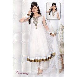 White And Chiffon Party Dress Salwar Kameez