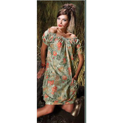 Floral Printed Semi Stitched Kurties