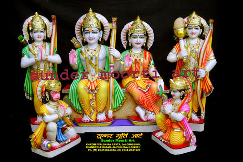 Durable Lord Rama Darbar Statue