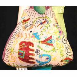 Hand Embroidered Skirt Bag