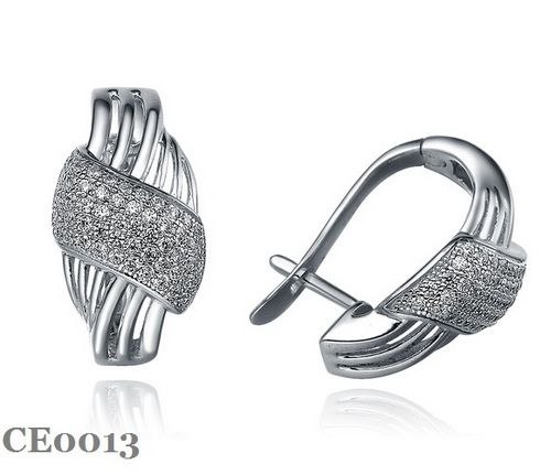 Earring Micro Pave