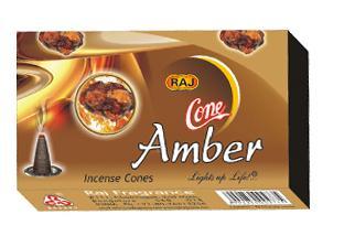 Amber Incense Cone