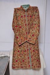 Raw Silk Long Jacket